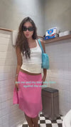 Alternative presentation video of the sky-blue Sky Mini Jelly Firkin bag in clear jelly-effect TPU