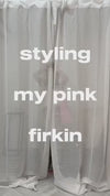 Styling video of the powder-pink Blush Jelly Firkin bag in clear jelly-effect TPU